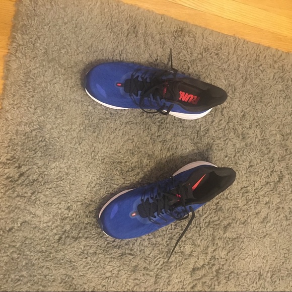 Nike” Zoom Vomero 14 Blue/Black Running Sneakers - Picture 4 of 5